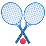 Sada Soft tenis modrý